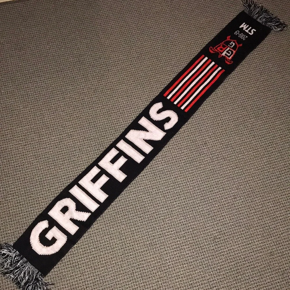 2018-19 GR Griffins Black and White‎ Team Scarf